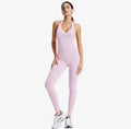 V-Neck Yoga Tank Top with Built in Bra